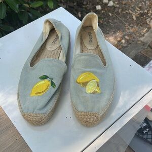 8.5 Soludos espadrilles with lemon design